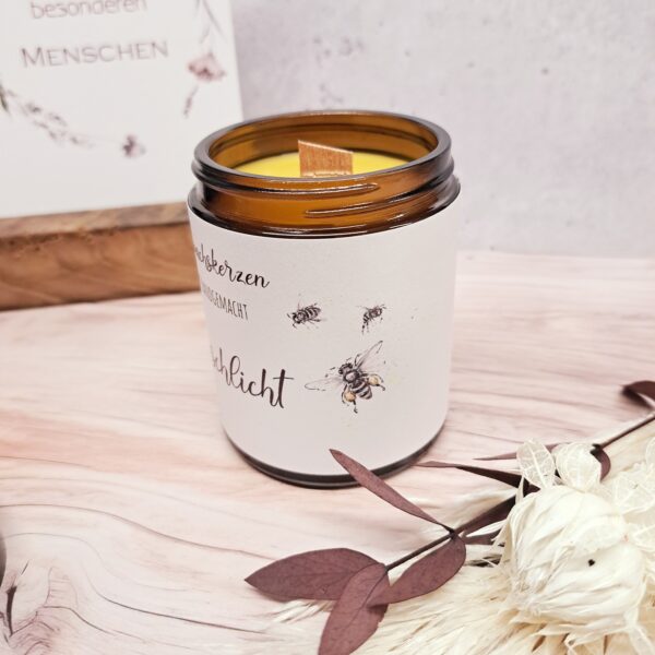 Bienenwachskerze- Wunschlicht – Bild 5